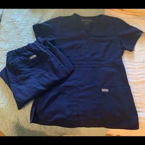 Greys anatomy navy scrubs